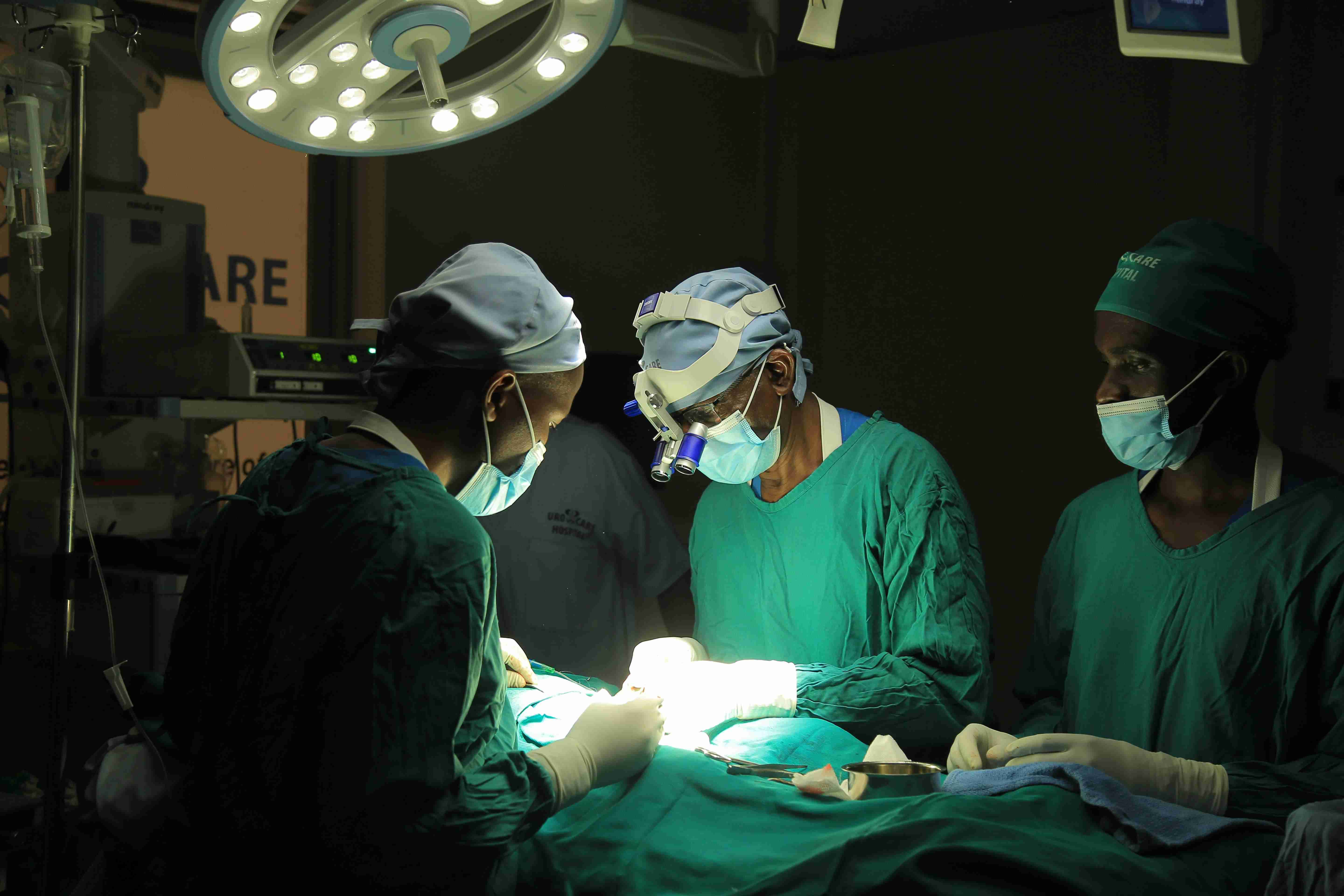 Modern hospital facility with advanced medical equipment